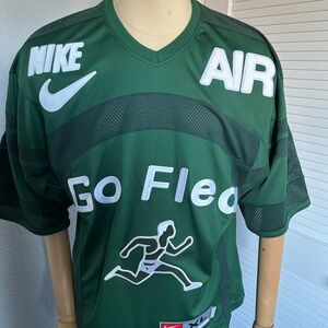 Nike CPFM Green 'Go Flea' Athletic Jersey with White Logos